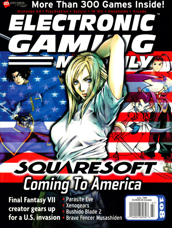 Electronic Gaming Monthly Issue 108 (July 1998) cover